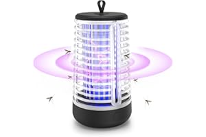 YOUKK Insektenvernichter Elektrischer, Insektenvernichter, 2000V Mückenfalle UV Mückenlampe, Fliegenfalle Elektrisch Fliegenfänger Insektenfalle für Innen und Traufe, Moskito,Indoor Mosquito Zapper