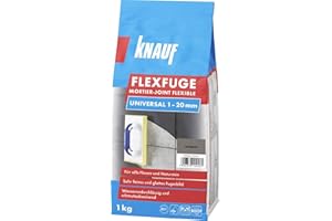 Knauf Fugenmörtel Flexfuge Universal 1-20 mm sandgrau 1 kg Fugenmörtel