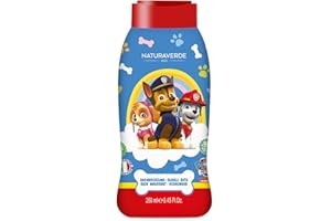 Naturaverde | Kids - Paw Patrol - Bagnoschiuma Double Bath, per Bambini, Prodotti per Igiene Bambini, con Estratto di Avena BIO, 250ml