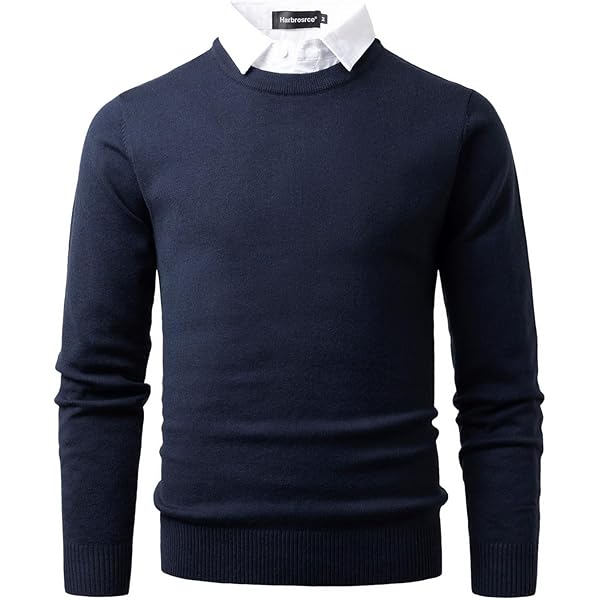 COOFANDY Herenpullover met V-hals, gebreide winterpullover met lange mouwen, zakelijke herenpullover, casual sweatshirt, wit, S