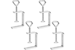 Irtyif 4 Pezzi Morsetti da Falegname,Morsetto,Morsetto A C,Comodo Mini Morsetto Per La Lavorazione del Legno Zincato In Acciaio Al Carbonio Universale, Per Camera Da Letto, Cucina, Bagno, Scaffale