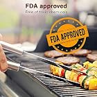 Grillbesteck Set TaoTronics Edelstahl Profi 18-teilig BBQ Tools, Garten Barbecue Grill Zubehör – Bild 4