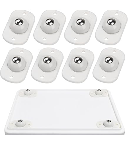 ATARAXIA HOME 8er-Set Magnetische Kabelbinder - Selbstklebend, Für Tisch & Schreibtisch, Schwarz