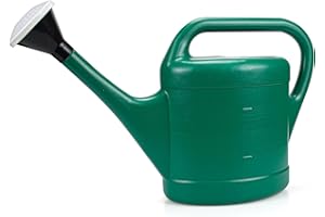 Fasmov 3 litres Arrosoir de Jardin en Plastique Arrosoir à Fleurs avec Bec Long pour Usage Intérieur et Extérieur (Vert)