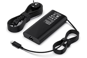 JIPPOFU 130W USB C Cargador para Dell XPS 15 9500 9510 9520 9575 17 9700 9710 9720 Precision 3550 3560 3570 5470 5530 5550 5560 5570 5750 5760 5770 3541 3551 3561 3571 Latitude 9410 portátil Adaptador Charger
