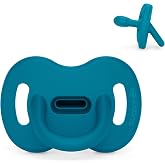 Suavinex, All Silicone Pacifier, for Babies 0/6 Months and Newborns, Physiological Teat Sx Pro, Soft and Flexible, Ideal for
