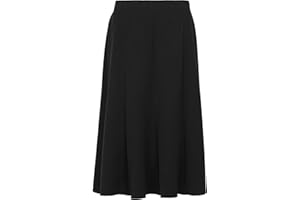 KK Fashion Lines Ladies Long Maxi Skirt 31 Inch 8 Panels Half Elasticated Waist Sizes 10 to 24