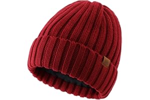 Magracy Męska czapka zimowa czapka termiczna dla mężczyzn kobiet klasyczna dzianinowa czapka