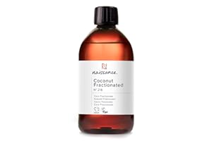 Naissance Olej Kokosowy Frakcjonowany (nr 218) - 450ml - Czysty i Naturalny Olej do Pielęgnacji Ciała, Twarzy, Skóry, Włosów - Olej Nośny