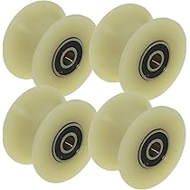 4 Ruote Per Puleggia In Nylon - Diametro 45mm, Alesaggio 10mm, Portata 50kg, Prodotte In UE - Foto 11