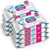 Morisons Baby Dreams Wet Wipes with Lid | 72 Wipes x 8 Packs | 99% Pure Water | Unscented | pH 5.5 | Dermatologically Tested 