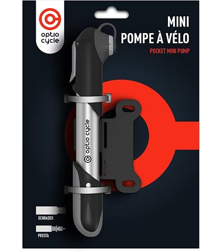 Mini Pompe à Vélo,Pompe Portable 120 PSI pour Valves Presta et Schrader