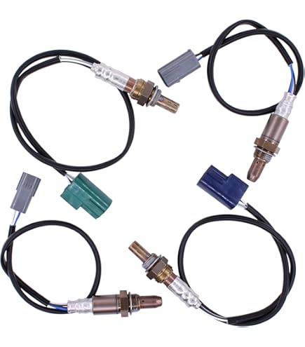 Oxygen Sensor Set 4PCS Oxygen Senso Compatible With Nissan