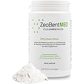 ZeoBent MED Detox-Pulver 200g, Zeolith-Bentonit, Medizinprodukt, Apothekenqualität, Vergleichssieger, Darmreinigung, Entgiftu