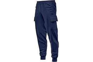 mymixtrendz Mens Cargo Fleece Cuffed Slim Fit Bottom Track Pants Casual Trousers Jogging Cargo Pocket Work Wear Trouser