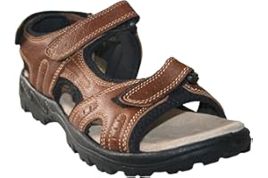 FOOTLOOSE SHOES footloose.shoes Northwest Territory Men’s Genuine Leather Open Toe Touch Close Casual Summer Holiday Sandals Sizes 7-12