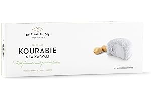 ‎CHRISANTHIDIS DELIGHTS Chrisanthidis S.A. Kourabie Buttergebäck mit Erdnuessen und Erdnussbutter 200g, 2er Pack (2 x 200 g)