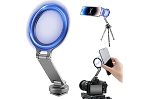 REYGEAK Adapter do statywu telefonicznego, uchwyt kamery ze śrubą 1/4, elastyczny magnetyczny uchwyt do telefonu Magsafe iPhone16 15 14 13 12 Pro Max Plus Mini