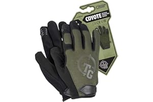 Reis RTC-Coyote_Zxl Guanti tattici protettivi militari, verde, taglia XL, confezione da 12