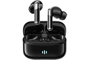 YELKUTT Wireless Earbuds, Earphones with HiFi Stereo Deep Bass In Ear Buds, Bluetooth 5.4 Headphones with 6 ENC Noise Cancelling Mic, 50H Playtime, Wireless Headphones Mini Ultra Light, IP7 Waterproof