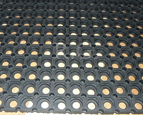 Gummimatte Ringgummimatte Schmutzfangmatte Ringmatte 22mm 5 Größen (50×100) - 7