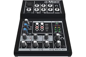 Mackie Mix5 - Mixeur analogique compact 5 canaux avec égaliseur 2 bandes