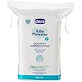 Chicco Baby Moments Quadrotti Morbido Cotone, Pulisce Delicatamente e Accarezza Morbidamente, Baby Skin, Bianco, 60 Pezzi, 0+