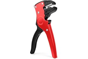 NEW LEADER Insulated Wire Stripper, Adjustable Cable Stripping Tool, Automatic Wire Strippers Electrical for 14-24 AWG Cables, Cable Strippers and Wire Cutters for Industrial and Home Electrical Repairs