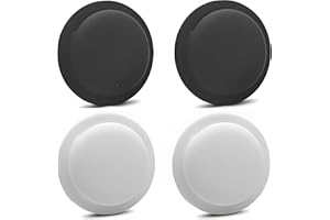 BOTTLE BEAT 4 Pack AirTag Adhesive Mount for Apple AirTag - Anti-Lost Silicone Sticker Case, AirTag Adhesive Holder for Electronic Devices, Drone, Remote. Stick-On Protective Air Tag Accessory Cover (Black/White)