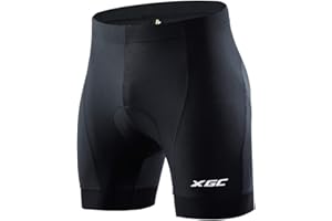 XGC Męskie spodenki rowerowe z elastyczną, oddychającą wkładką żelową 4D, o dużej gęstości