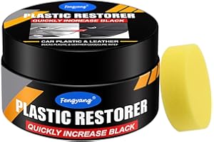Fengyang® Generico Cura Crema per Pelle Auto, Restauratore Pelle Cera Rinnovo, Lucidante Auto Protezione Durevole, per Cruscotto Pannelli Porte Sedile Volante Console