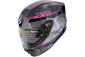 AXS Scorpion Exo-391 AVA Rosa | Casco de Moto Integral Unisex Hombre y Mujer Homologado ECE 22.06