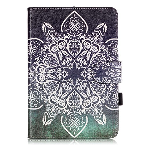 iPad Mini 3 Hülle, Deenor Colorful Painting and Stylish Drawing Wallet Case Book Style PU Leder Flip Protective Stand Flip Schutzhülle Hülle für Apple iPad Mini 1/2/3 Generation. (Retro pattern) - 2