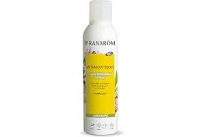 Pranarôm - Spray Anti-Moustiques aux Huiles Essentielles Bio - Aromapic - Spray Atmosphère et Tissus 150 ml