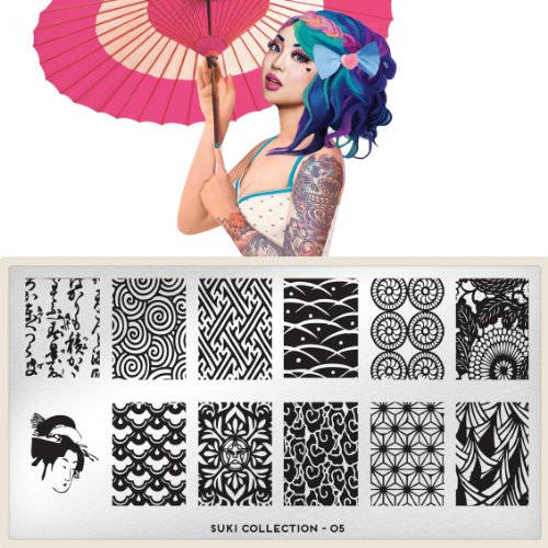 MoYou-London Nail Art Image Plate Suki Collection - 05