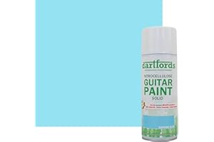 dartfords Daphne Blue Nitrocellulose Guitar Paint 400ml Aerosol