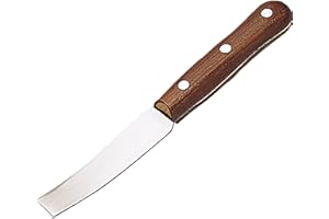 BOHLE 5162600 Putty Knife with Wooden Handle and Blunt Curved Continuous 18 mm Blade