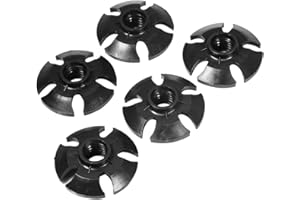 VIFERR Wanderstock Zubehör, Gummi Schneeschlamm Drag Trekkingstock Korb Walking Wanderstock Cane Zubehör 5St