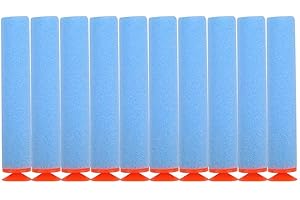 Astibym Freccette di Ricarica, 100 Pezzi Pistola Giocattolo Ricarica Morbida Proiettili Freccette Accessorio Riutilizzabile in Schiuma Eva(Blu), Attrezzatura Sportiva per Bambini