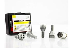 Fits Fiat Ducato M14 Thread 2007-onwards M14x1.5x28.5 094/5 Heyner Germany Locking Wheel Nuts Set 4 Car Security Locks Anti-theft
