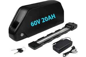 DICHOU 60V Ebike Battery (Lg5200mAH Cells) 20Ah Lithium Ion Electric Bicycle Batteries for 250W 350W 550W 750W 1000W 1500W 1800W 2000W Motor