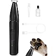 LEYOUFU Dog Clippers for Grooming, 2 Speed Low Noise Dog Hair Clipper, Rechargeable Cordless Dog Grooming kit for Small Dogs Cats Pet Paw Trimmer for Paws, Eyes, Ears, Face, Rump (Black)