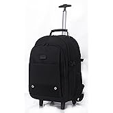 Classone VIP Travel Series Wheeled Trolley 17,3,15,6,14 Compatible Back Laptop Bag - Black