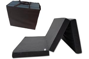 ODOLPLUSZ Skadany materac, ko skadane - UE, materac dla goci (szary, z torb, 80 x 200 cm)