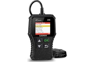 Launch CR319 OBD2 Lecteur de Code d’Erreur du Moteur avec Test d'EVAP / du Sonde O2, Outil de Diagnostic Auto avec Recherche DTC pour Effacer le Voyant MIL du Moteur