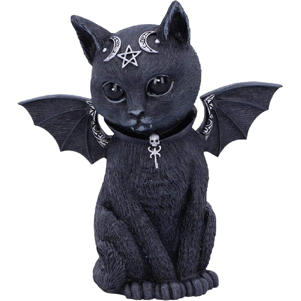 Alchemy Gothic Sacred Cat Vanity Donna Collana colore argento peltro