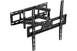 GRIFEMA Väggfäste för TV 26-65 Tum, Svängbar Ledad Arm, Utdragbar, MAX VESA 400 x 400 mm, Upp Till 35 kg GB1006-4