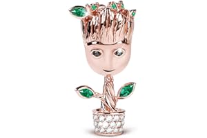 GNOCE Femme Charms Homme d'arbre en Argent Sterling 925 Breloque Plaqué Or Rose 18k Compatible avec Bracelets et Colliers (1Or Rose)