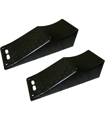 thumbnail image 2 of BISupply Vehicle Service Ramps - 6.3 Inch Lift Height 2-Ton Capacity Car Ramps (2 Pack) 2 of 6