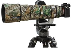 ROLANPRO Waterproof Lens Cover Camouflage Rain Cover for Sony FE 200-600mm F5.6-6.3 G OSS Lens Protective Case Guns Clothing-#27 Jungle Waterproof